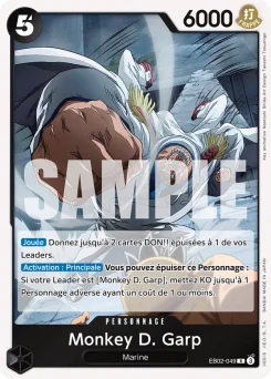 Monkey D. Garp EB02-049 Anime 25th Collection