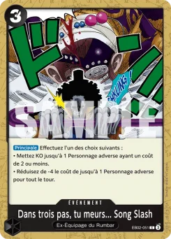 Dans trois pas, tu meurs... Song Slash EB02-051 Anime 25th Collection