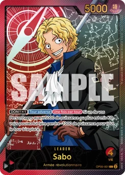 Sabo OP05-001 P1 Anime 25th Collection