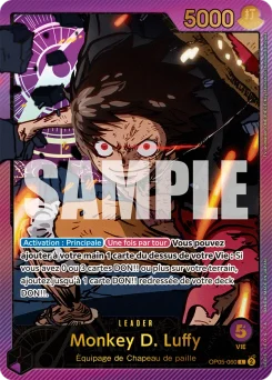 Monkey D. Luffy OP05-060 P2 Anime 25th Collection