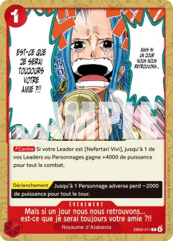 Mais si un jour nous nous retrouvons... est-ce que je serai toujours votre amie ?!! EB03-011 One Piece Heroines Edition
