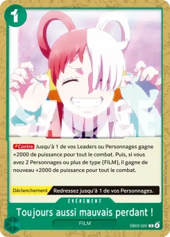 Toujours aussi mauvais perdant ! EB03-020 One Piece Heroines Edition