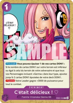 C'était délicieux ! ♡ EB03-038 One Piece Heroines Edition