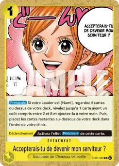 Accepterais-tu de devenir mon serviteur ? EB03-060 One Piece Heroines Edition