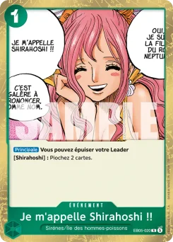 Je m'appelle Shirahoshi !! EB05-020 One Piece Heroines Edition vol.2