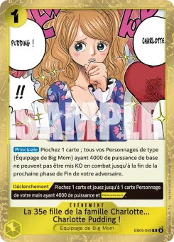 La 35e fille de la famille Charlotte... Charlotte Pudding ! EB05-059 One Piece Heroines Edition vol.2
