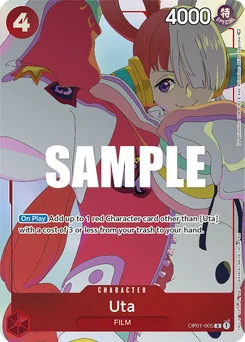 Uta OP01-005 P2 Other Product Card