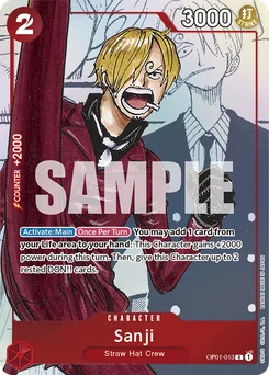 Sanji OP01-013 P2 Other Product Card