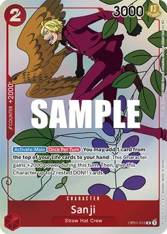 Sanji OP01-013 P3 Other Product Card