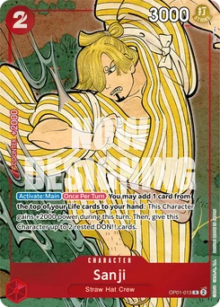 Sanji OP01-013 P4 Other Product Card