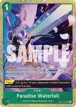 Paradise Waterfall OP01-057 P1 Other Product Card
