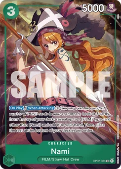 Nami OP02-036 P2 Other Product Card