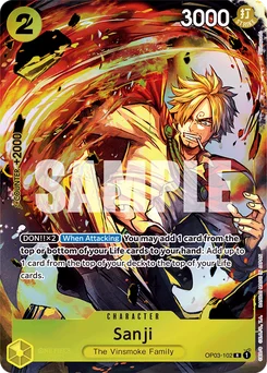 Sanji OP03-102 P2 Other Product Card