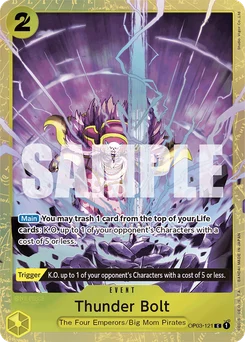 Thunder Bolt OP03-121 P5 Other Product Card