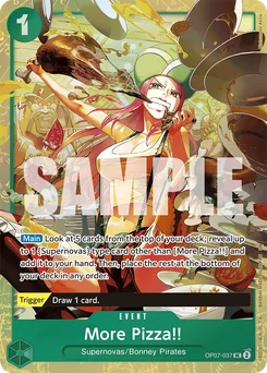 More Pizza!! OP07-037 P1 Other Product Card