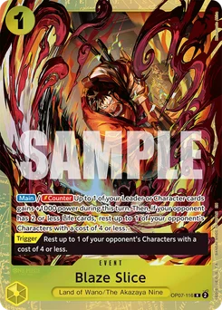 Blaze Slice OP07-116 P2 Other Product Card