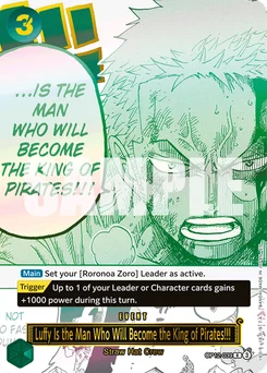 Luffy Is the Man Who Will Become the King of Pirates!!! OP12-039 P1 Other Product Card
