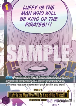 Luffy Is the Man Who Will Be King of the Pirates!!! OP12-079 P1 Other Product Card