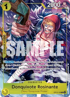 Donquixote Rosinante OP12-108 P3 Other Product Card