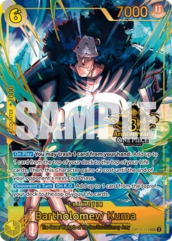 Bartholomew Kuma OP12-119 P2 Other Product Card
