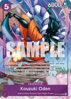 Kouzuki Oden OP13-063 P1 Other Product Card