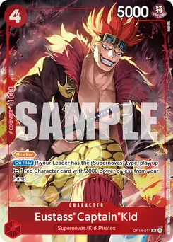 Eustass"Captain"Kid OP14-014 P1 Other Product Card