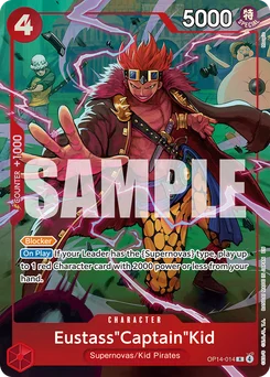 Eustass"Captain"Kid OP14-014 P2 Other Product Card