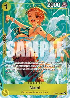 Nami OP15-108 P1 Other Product Card
