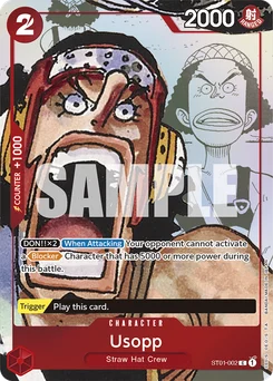 Usopp ST01-002 P2 Other Product Card