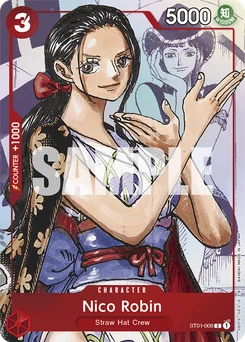 Nico Robin ST01-008 P1 Other Product Card