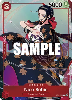 Nico Robin ST01-008 P2 Other Product Card