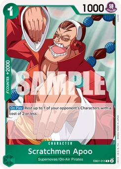 Scratchmen Apoo EB01-015 Memorial Collection