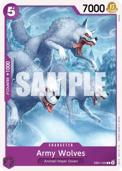 Army Wolves EB01-032 Memorial Collection