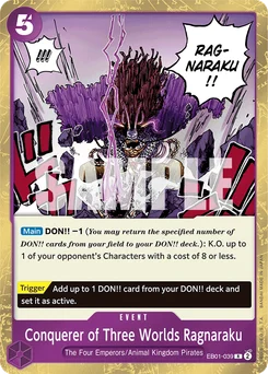 Conquerer of Three Worlds Ragnaraku EB01-039 Memorial Collection