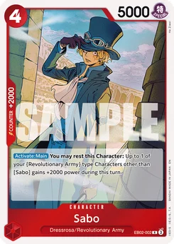 Sabo EB02-002 Anime 25th Collection
