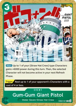 Gum-Gum Giant Pistol EB02-021 Anime 25th Collection