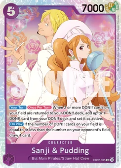 Sanji & Pudding EB02-035 Anime 25th Collection