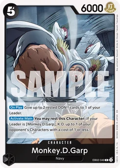 Monkey.D.Garp EB02-049 Anime 25th Collection
