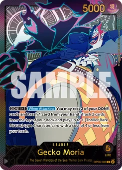 Gecko Moria OP06-080 P2 Anime 25th Collection