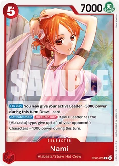 Nami EB03-006 One Piece Heroines Edition
