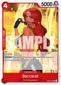Baccarat EB03-007 One Piece Heroines Edition