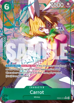 Carrot EB03-013 P1 One Piece Heroines Edition