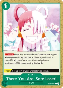 There You Are, Sore Loser! EB03-020 One Piece Heroines Edition