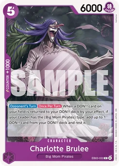 Charlotte Brulee EB03-033 One Piece Heroines Edition