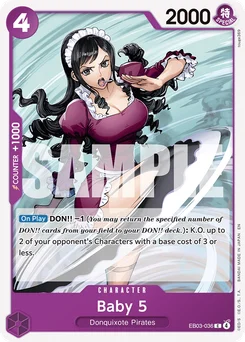 Baby 5 EB03-036 One Piece Heroines Edition