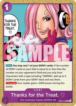 Thanks for the Treat. ♡ EB03-038 One Piece Heroines Edition