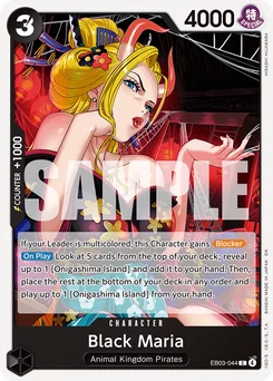 Black Maria EB03-044 One Piece Heroines Edition