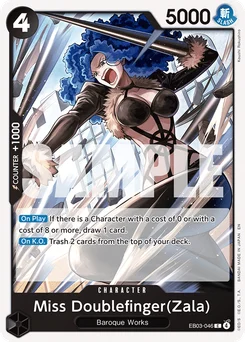 Miss Doublefinger(Zala) EB03-046 One Piece Heroines Edition