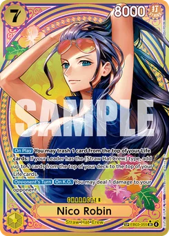 Nico Robin EB03-055 P2 One Piece Heroines Edition