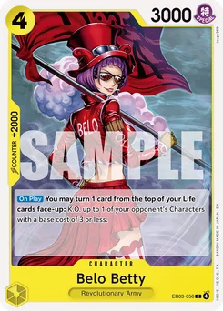 Belo Betty EB03-056 One Piece Heroines Edition